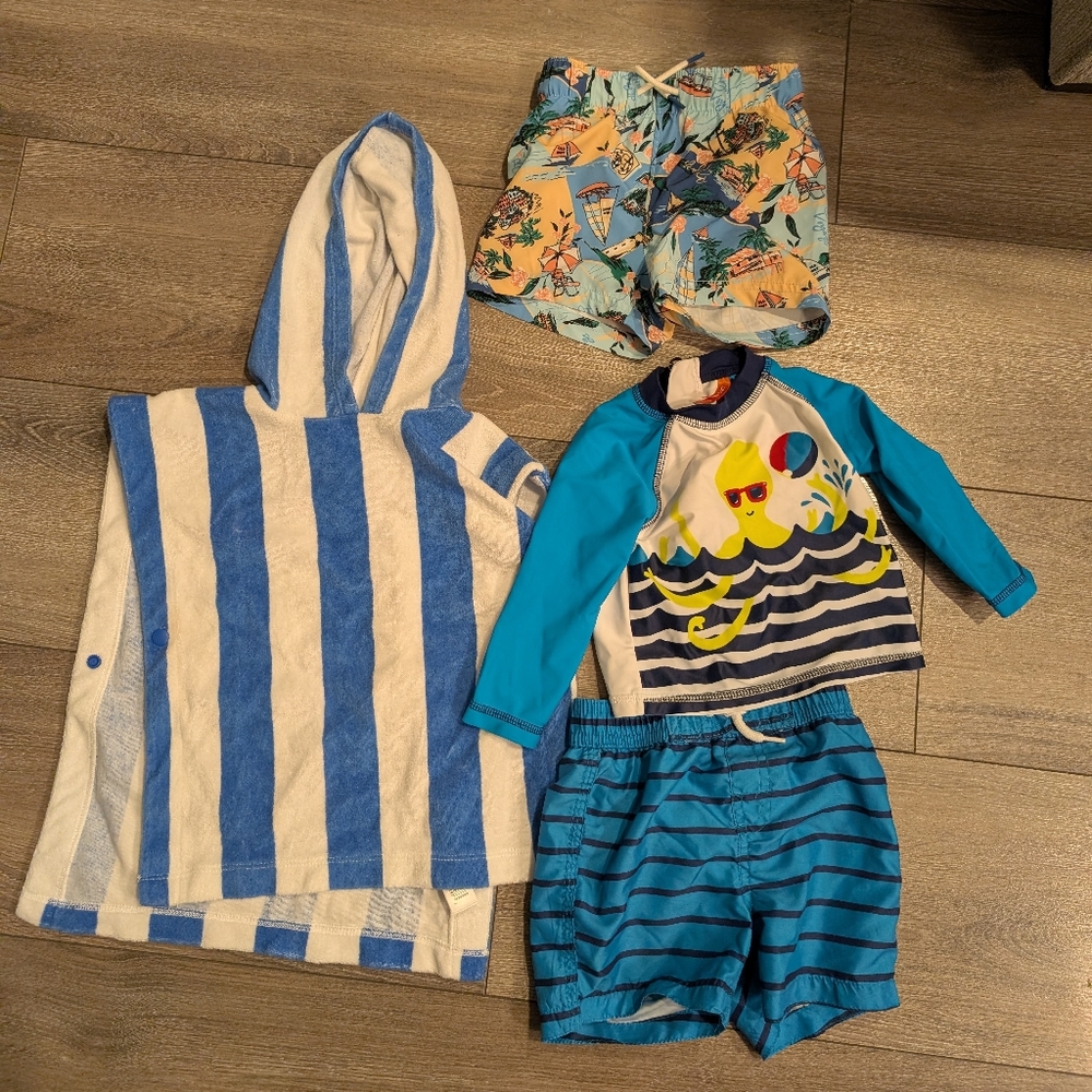 Baby Boy Swim Bundle 6-12, 12-18